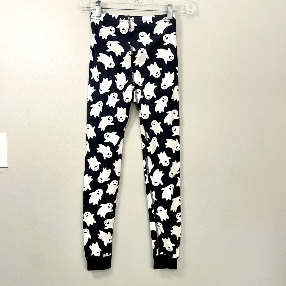 👻 Hanna Andersson Organic Cotton Ghost Print Pajama Pants - Picture 2 of 6
